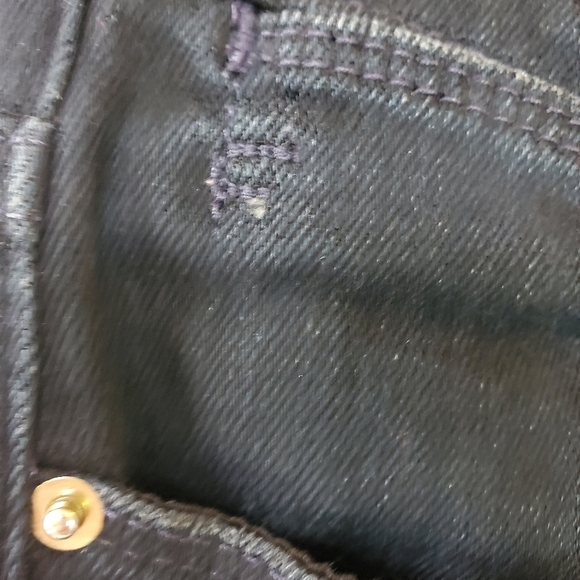 Frame Le High Skinny Womens Jeans. Raw hem. Black. Size 29 - Picture 4 of 6